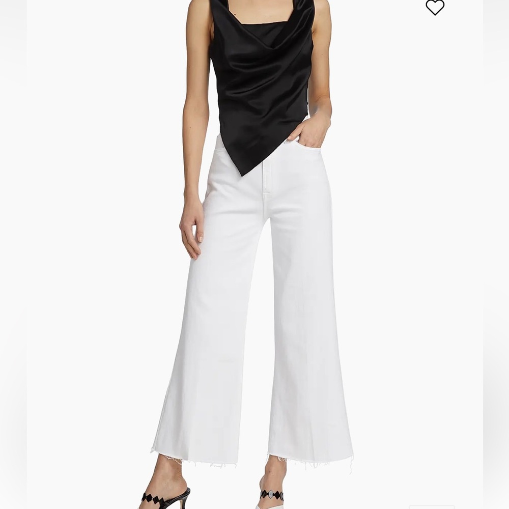 7 For All Mankind Jo Cropped Wide-Leg Jeans